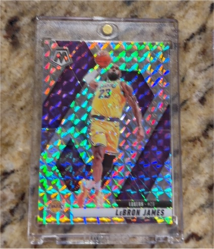 2024-25 Panini Mosaic #180 LeBron James — front