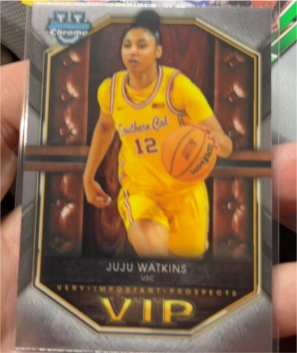 2025-26 Bowman Chrome #VIP-8 Juju Watkins VIP — front