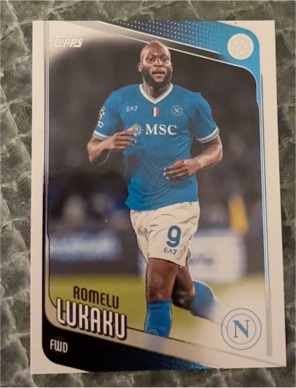 2025-26 Topps UEFA Club Competitions #76 Romelu Lukaku SSC Napoli — front