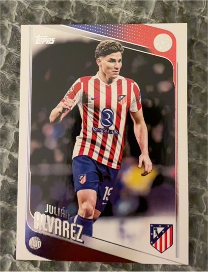 2025-26 Topps UEFA Club Competitions #154 Julián Alvarez — front
