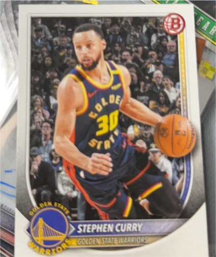 2025-26 Bowman #115 Stephen Curry — front