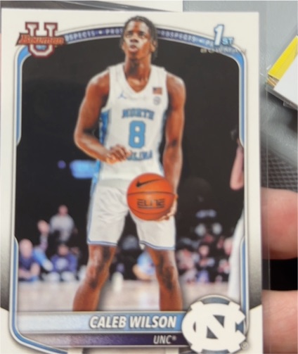 2025 Bowman University 1st Bowman #BPP-83 Caleb Wilson — front