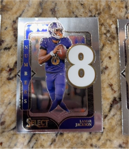 2024 Panini Select #11 Lamar Jackson Select Numbers — front