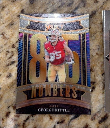 2025 Panini Select #19 George Kittle — front