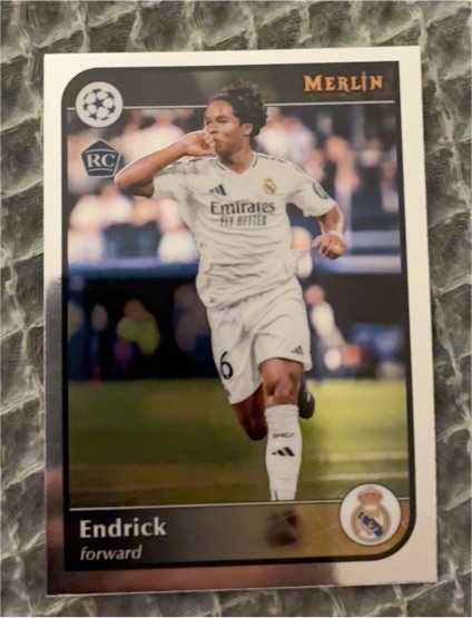 2024-25 Topps Merlin UEFA Club Competitions #16 Endrick — front