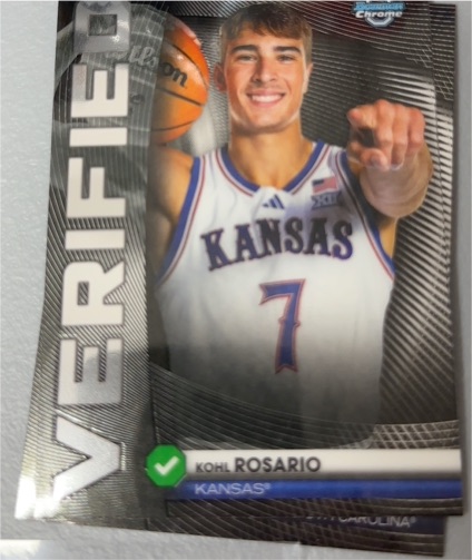 2025-26 Bowman Chrome #BV-17 Kohl Rosario — front