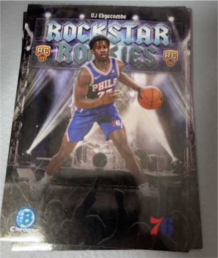 2025-26 Bowman Chrome #RR-3 VJ Edgecombe — front