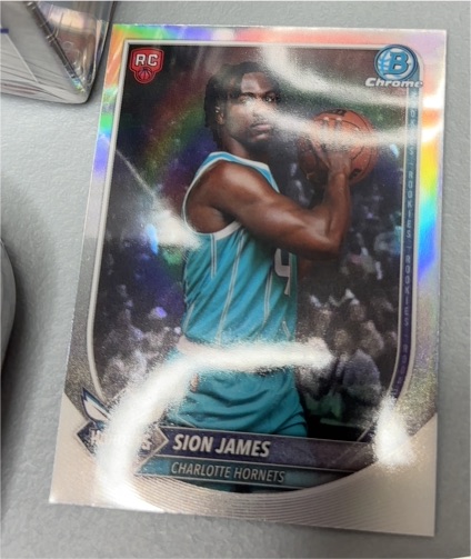 2025 Bowman Chrome #BCV-33 Sion James — front