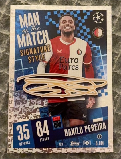 2023 Topps Match Attax UEFA #420 Danilo Pereira — front