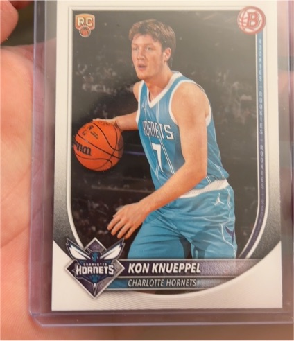 2025-26 Bowman Basketball #4 Kon Knueppel — front