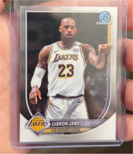 2025-26 Bowman Chrome #BCV-121 LeBron James — front