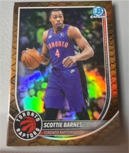 2025-26 Bowman Chrome #BCV-68 Scottie Barnes — front