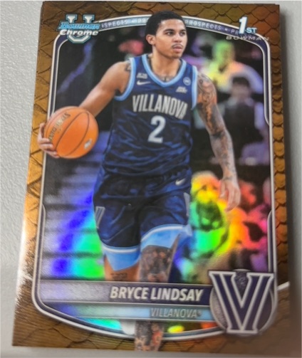 2025-26 Bowman Chrome Basketball #BCP-52 Bryce Lindsay — front