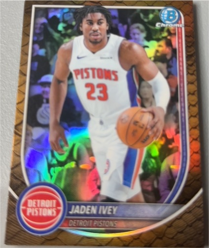 2025-26 Bowman Chrome #BCV-159 Jaden Ivey — front