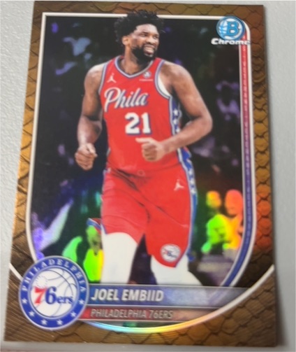 2025-26 Topps Bowman Chrome #BCV-67 Joel Embiid — front