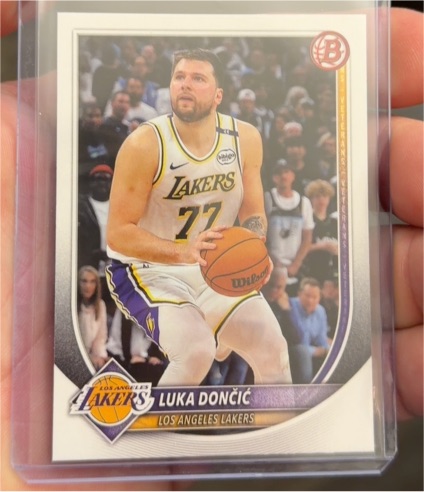 2025-26 Bowman #123 Luka Dončić — front