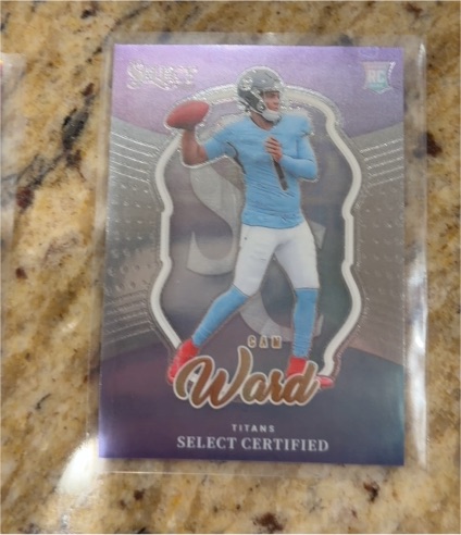 2025 Panini Select Certified #2 Cam Ward — front