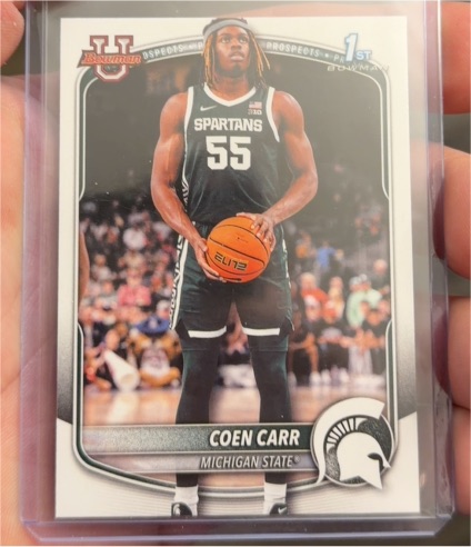 2025-26 Bowman Basketball Prospects #BPP-35 Coen Carr — front