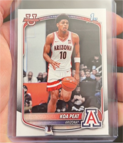 2025-26 Bowman University #BPP-3 Koa Peat — front