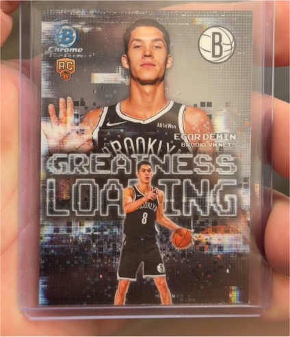 2025-26 Bowman Chrome #GL-8 Egor Demin — front