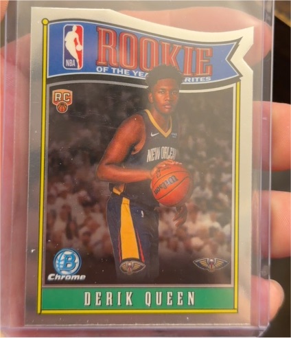 2025-26 Bowman Chrome Rookie of the Year Favorites #RY-13 Derik Queen — front