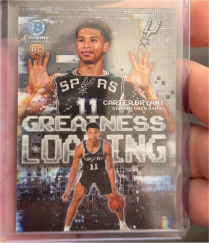 2025 Bowman Chrome Greatness Loading #GL-14 Carter Bryant — front