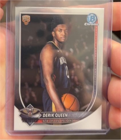2025-26 Bowman Chrome #BCV-13 Derik Queen — front