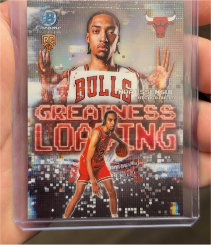 2025-26 Bowman Chrome Greatness Loading #GL-12 Noa Essengue — front
