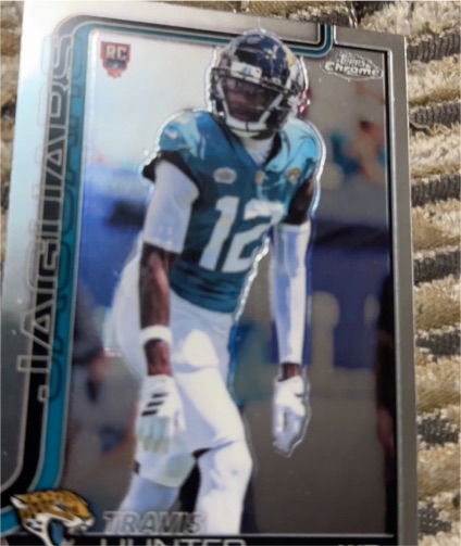 2025 Topps Chrome #332 Travis Hunter — front