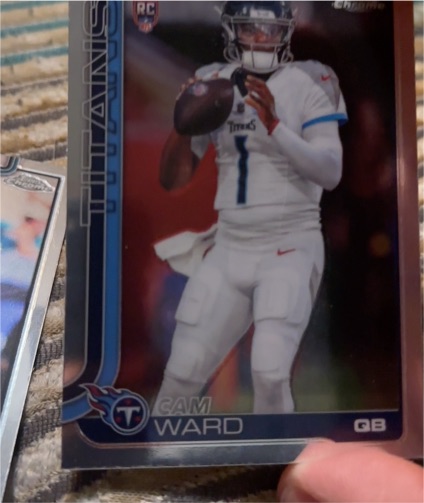 2025 Topps Chrome Football #314 Cam Ward — front