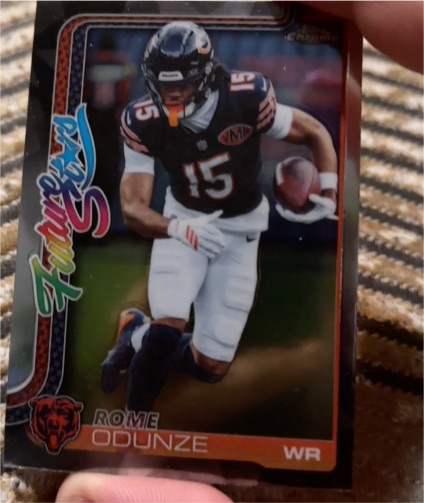 2025 Topps Chrome Football #FS-2 Rome Odunze — front