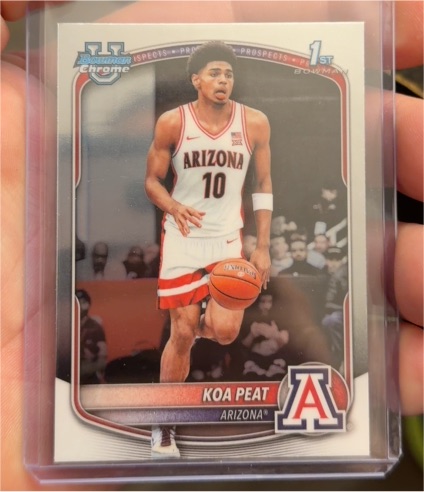 2025-26 Bowman Chrome #BCP-3 Koa Peat — front