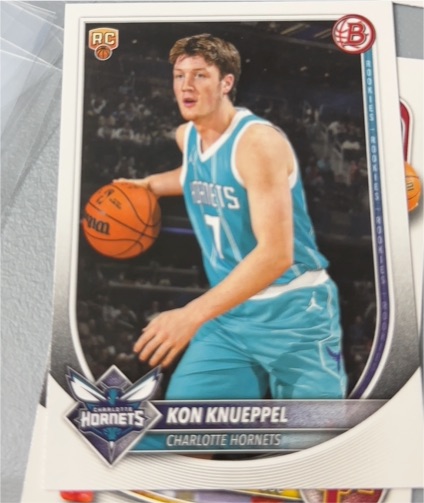 2025-26 Topps Bowman #4 Kon Knueppel — front
