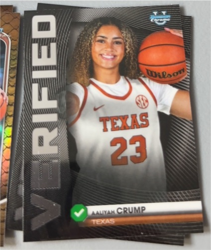 2025-26 Bowman Chrome Verified #BV-12 Aaliyah Crump — front