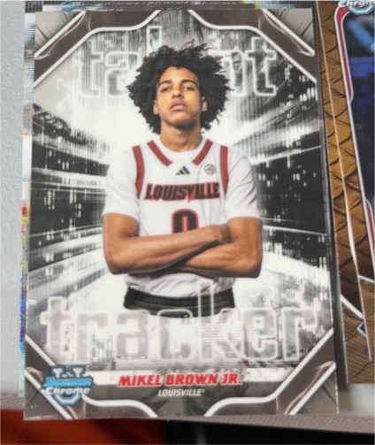 2025-26 Bowman Chrome Talent Tracker #TT-11 Mikel Brown Jr. — front