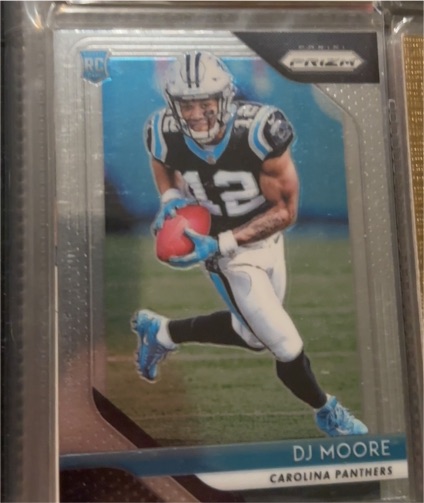 2018 Panini Prizm #207 DJ Moore Rookie Card — front