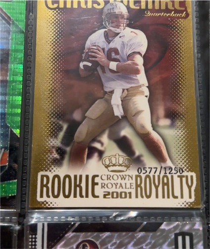 2001 Pacific Crown Royale #20 Chris Weinke Rookie Royalty — front