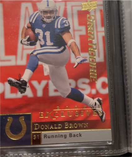 2009 Upper Deck Rookie Exclusives #31 Donald Brown — front