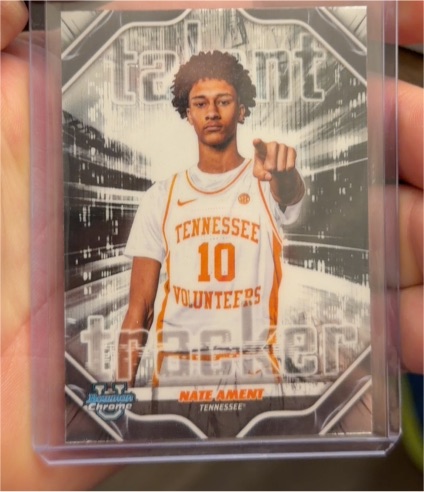 2025 Bowman Chrome #TT-10 Nate Ament — front