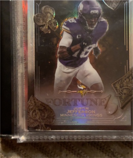 2025 Topps Chrome #F15-4 Justin Jefferson Fortune 15 — front