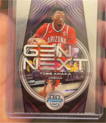 2025-26 Bowman Chrome Gen Next #GN-22 Tobe Awaka — front