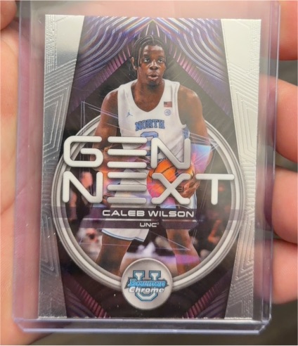 2025-26 Topps Bowman Chrome #GN-9 Caleb Wilson Gen Next — front