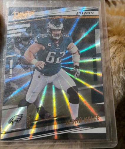 2022 Panini Prestige #239 Jason Kelce Xtra Points — front