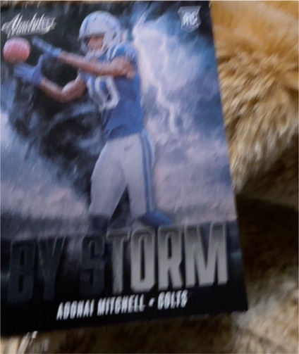 2024 Panini Absolute - By Storm #BS-AML Adonai Mitchell — front