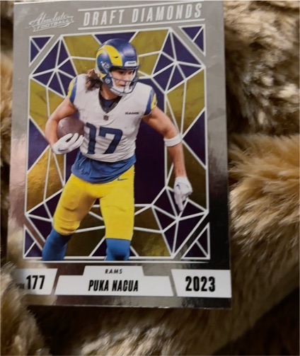 2024 Panini Absolute Draft Diamonds #DD-PNA Puka Nacua — front