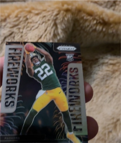 2025 Panini Prizm #15 Matthew Golden Fireworks Rookie Card — front