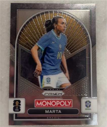 2026 Panini Prizm Monopoly FIFA World Cup #96 Marta — front