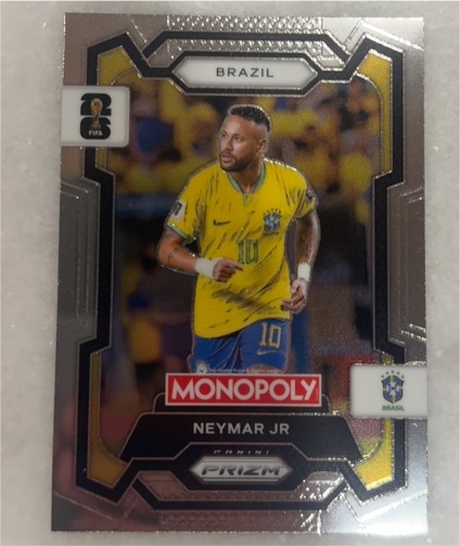 2026 Panini Prizm Monopoly FIFA World Cup #15 Neymar Jr — front