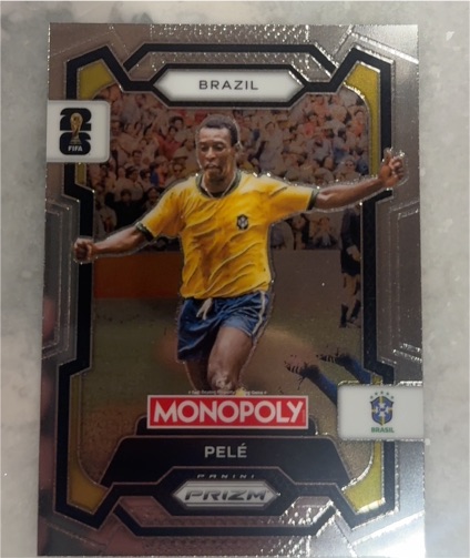 2026 Panini Prizm Monopoly FIFA World Cup #16 Pelé Brazil — front