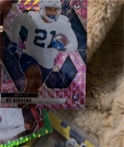 2025 Panini Mosaic #350 DJ Giddens — front